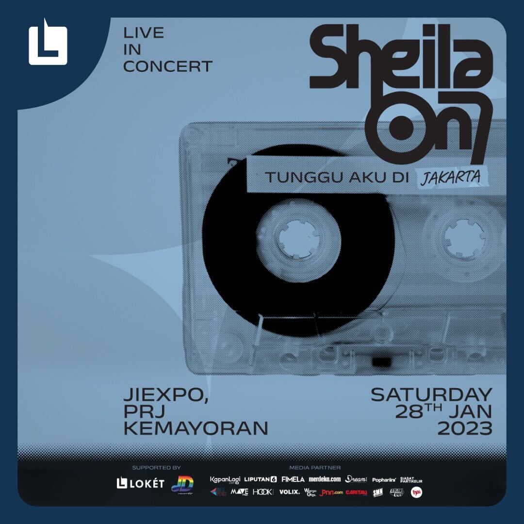 loketcom's tweet photo. Sheila on 7 akan menggelar konser tunggalnya "Tunggu Aku Di" yang akan dimulai dengan "Tunggu Aku di Jakarta".

Kolaborasi Antara Suara, @sheilaon7  dan LOKET. Pembelian tiketnya akan dibuka 7 November 2022 di https://t.co/d9bzQsShdS! ✨ https://t.co/Qes2G93HYL