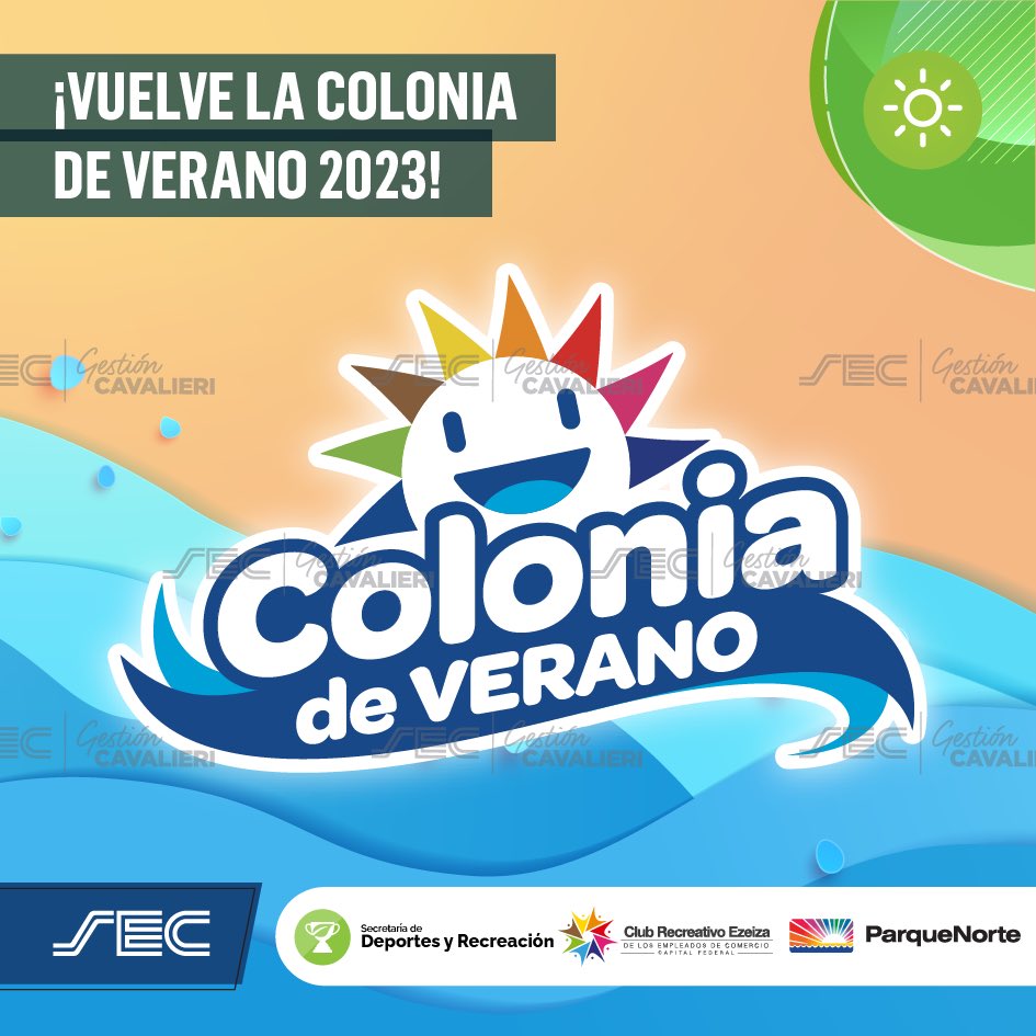 ¡Vuelve la Colonia de Verano a Parque Norte y Club Recreativo Ezeiza! 

En pocos días, vas a poder solicitar el beneficio para tus hijos/as

Por dudas comunícate al 0800-345-1120 o por mail a inscripcionescolonia@sec.org.ar

+ INFO sec.org.ar/novedades.php?…

¡Vacaciones con el SEC!