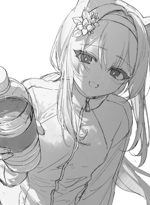 息抜きに描いてたラフ 