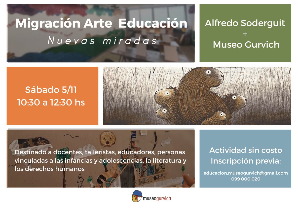 Actividad del <a href="/MuseoGurvich/">@MuseoGurvich</a> sin costo para docentes.