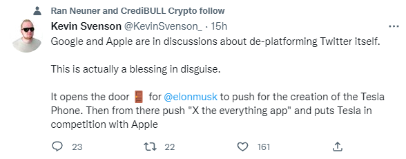 ZssBecker's tweet photo. There's an actual corporate war happening for what corporation gets to control what the masses think.

Like they are actually not fighting each other for market share or $$, but what political narrative users are allowed to see.

This is some Cyberpunk dystopian shit lol https://t.co/OX831OoSuO