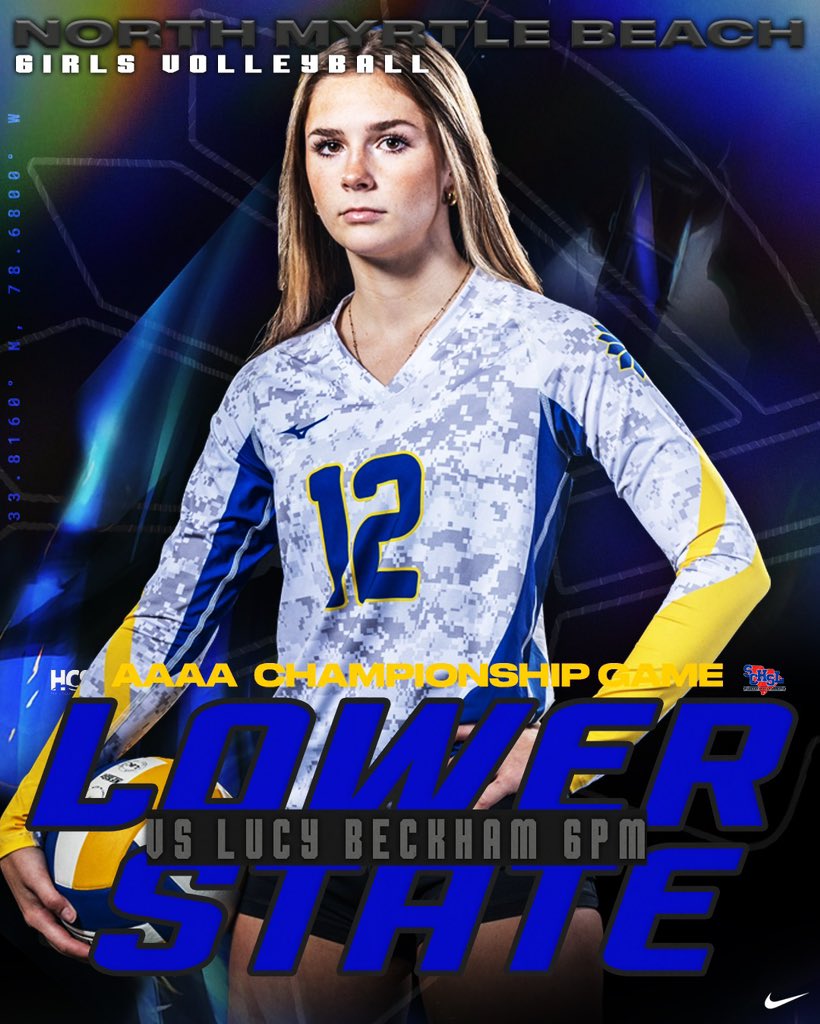 CoachH11's tweet photo. Come out tonight and support our girls as they play for the Lower State championship! Theme is pool party so come dressed accordingly! https://t.co/Y5dcq7Dquh
