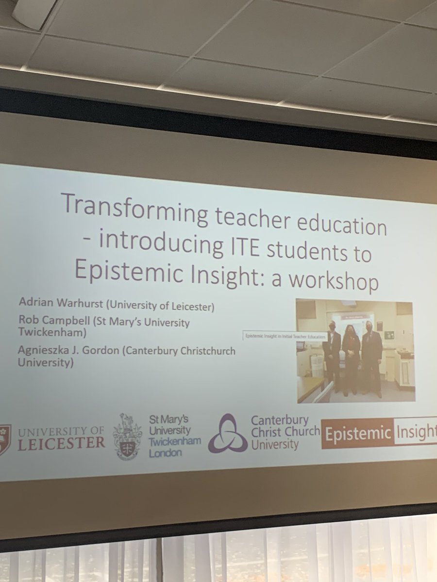stmaryssecsci's tweet photo. Delighted to be presenting our work co creating resources for epistemic insight at the UCET Conference https://t.co/EXtHpNUivA