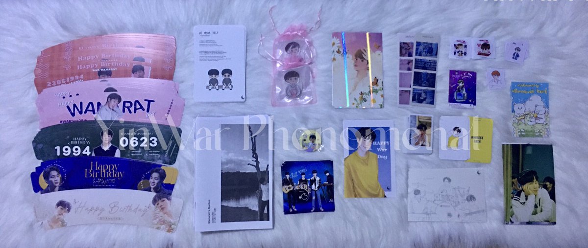 เนื่องจากทางบ้านยังมี Give Away จากโปรเจกต์ที่ผ่านๆมา ของวอร์ เหลืออยู่บางส่วน จึงได้นำมาจัดเป็นเซตส่งต่อให้ทุกคนรับไปดูแลกันค่ะ

📍ใน 1 เซต มี 9 ชิ้น (สุ่มแบบ) 
📍มีจำนวน 30 เซต 
📍ราคาเซตละ 55 ฿ รวมส่ง
📍ฟอร์ม : forms.gle/omAN23zxu1s8uX…

#warwanarat  #YinWarPhenomenal