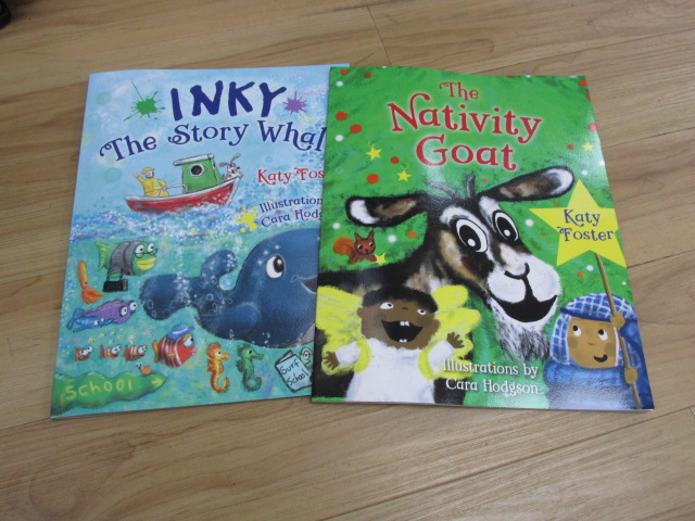 Victoria_Books's tweet photo. From the team who brought you #Inky The Story 
Whale, comes their new book The Nativity Goat.
Available now in #Haverfordwest #Pembrokeshire 
Written by Katy Foster 
Published by @chattygoose 
Illustrated by #CaraArt
Thank you Cara Hodgson! https://t.co/mEjuss4IMs