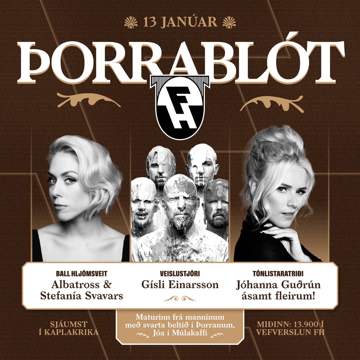 LOKSINS!
ÞORRABLÓT FH!!
Þú færð miða hér: fh.is/vefverslun/