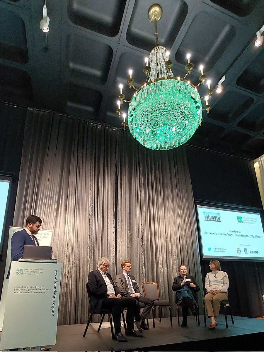 <a href="/FoundSciTech/">The Foundation for Science and Technology</a> #futureleaders
🗯️major challenges confronting #society don't have simple resolutions: multi-faceted &amp; long term, need the ability to work across traditional divides &amp; develop innovative approaches; importance of long term funding, consistency in #policy for #Science