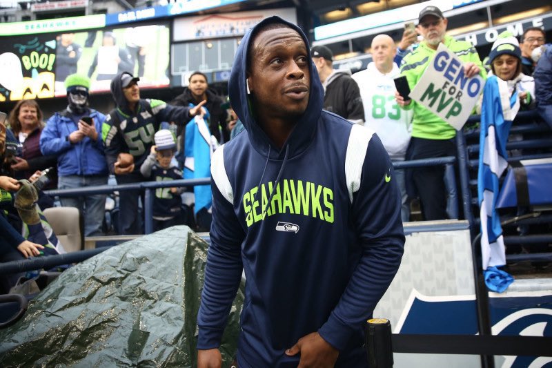 Geno Smith NFC QB ranking: 

Passer rating: #1
Passing yards: #3
Completion %: #1
Passing TD: #1 (tied)
QBR: #1
YPA: #4

GENO SMITH IS AN MVP CANDIDATE