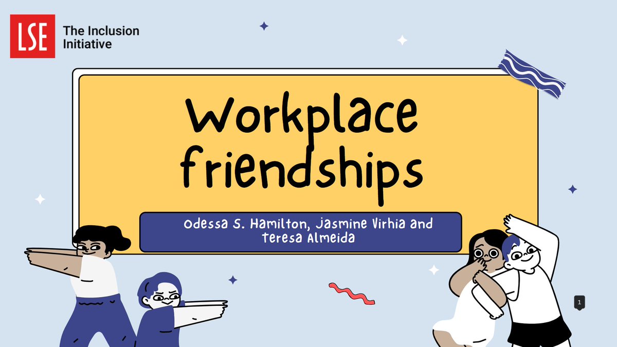 LSE_TII's tweet photo. It is said that ‘the most beautiful relationship in the world is friendship’, but can friendships can exist at work without compromising professional integrity?

🔗https://t.co/LU8AnOyGYd
@JVirhia @BPSOfficial https://t.co/srE9TJdLo7