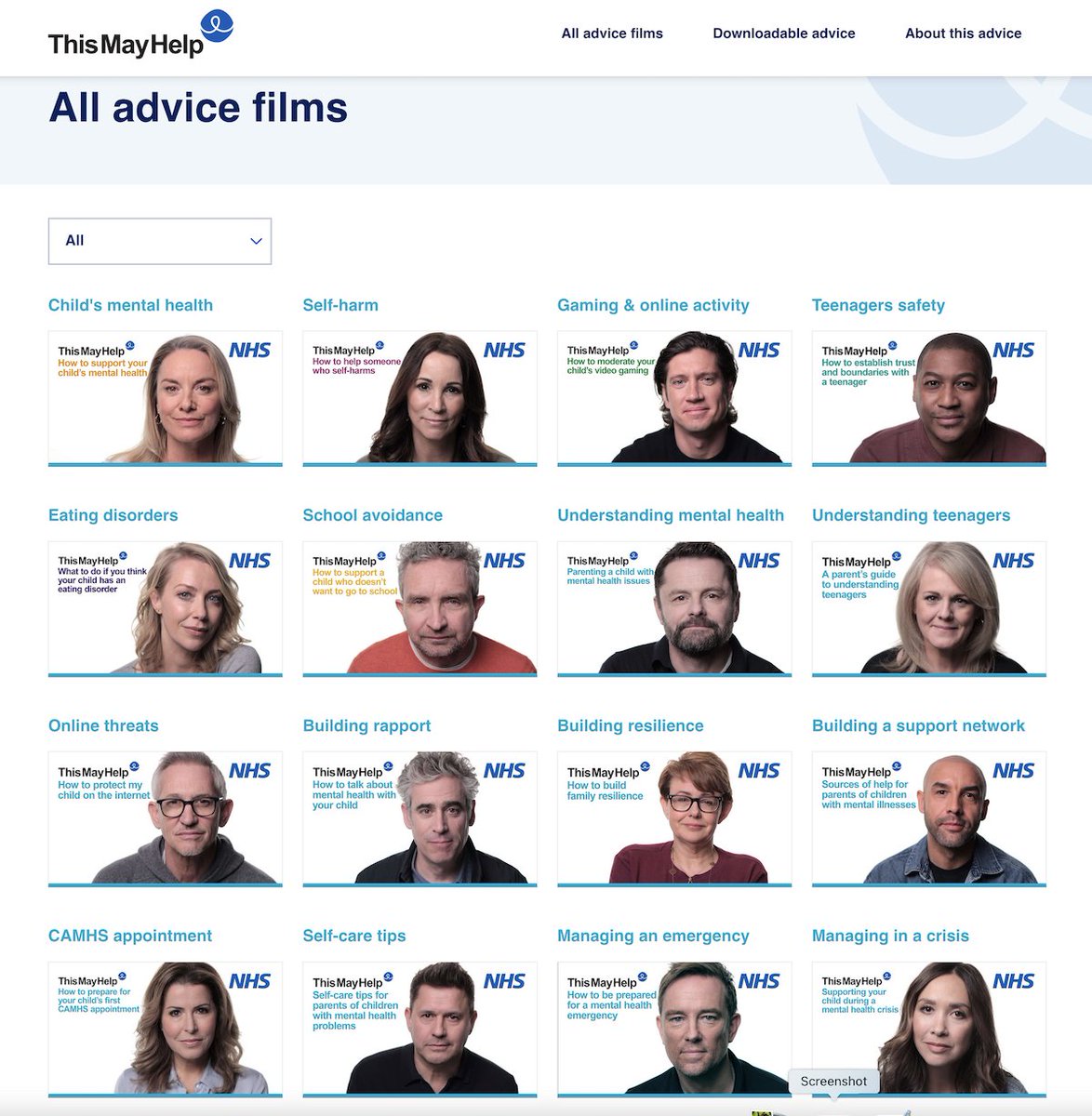 Gary Lineker, Myleene Klass, and Rickie Haywood-Williams are among the 16 presenters who are helping raise awareness for #ThisMayHelp thismayhelp.me providing advice on how to support your child’s #MentalHealth