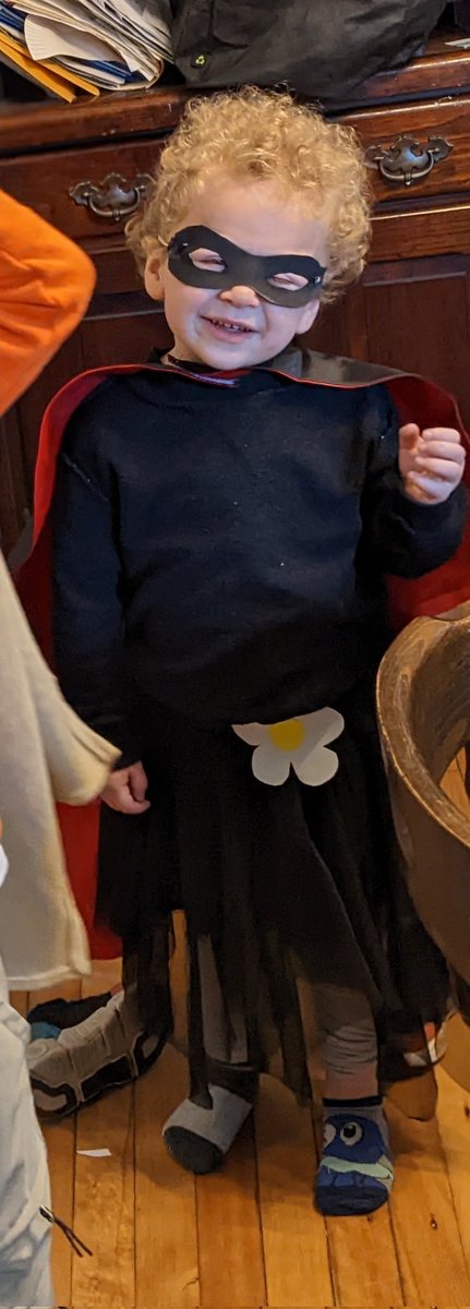 pfreydavis's tweet photo. @haleshannon 3yo Charles was SO excited to be The Princess In Black for Halloween. I wanted to share and thank you for creating a character who make his Halloween extra exciting 😊 https://t.co/djYPJIHgpQ