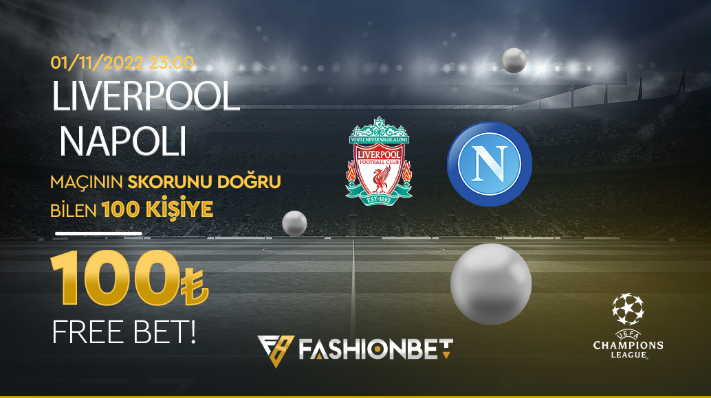 🎁Liverpool - Napoli karşılaşmasının skorunu doğru tahmin eden 100 kişiye 100₺ Freebet hediye! 👉Yapman gerekenler; 🔝Gönderiyi Retweetle, 🐦Hesabımızı takip et, ✏️Kullanıcı adını yoruma bırak! 📲bit.ly/3OidzqN