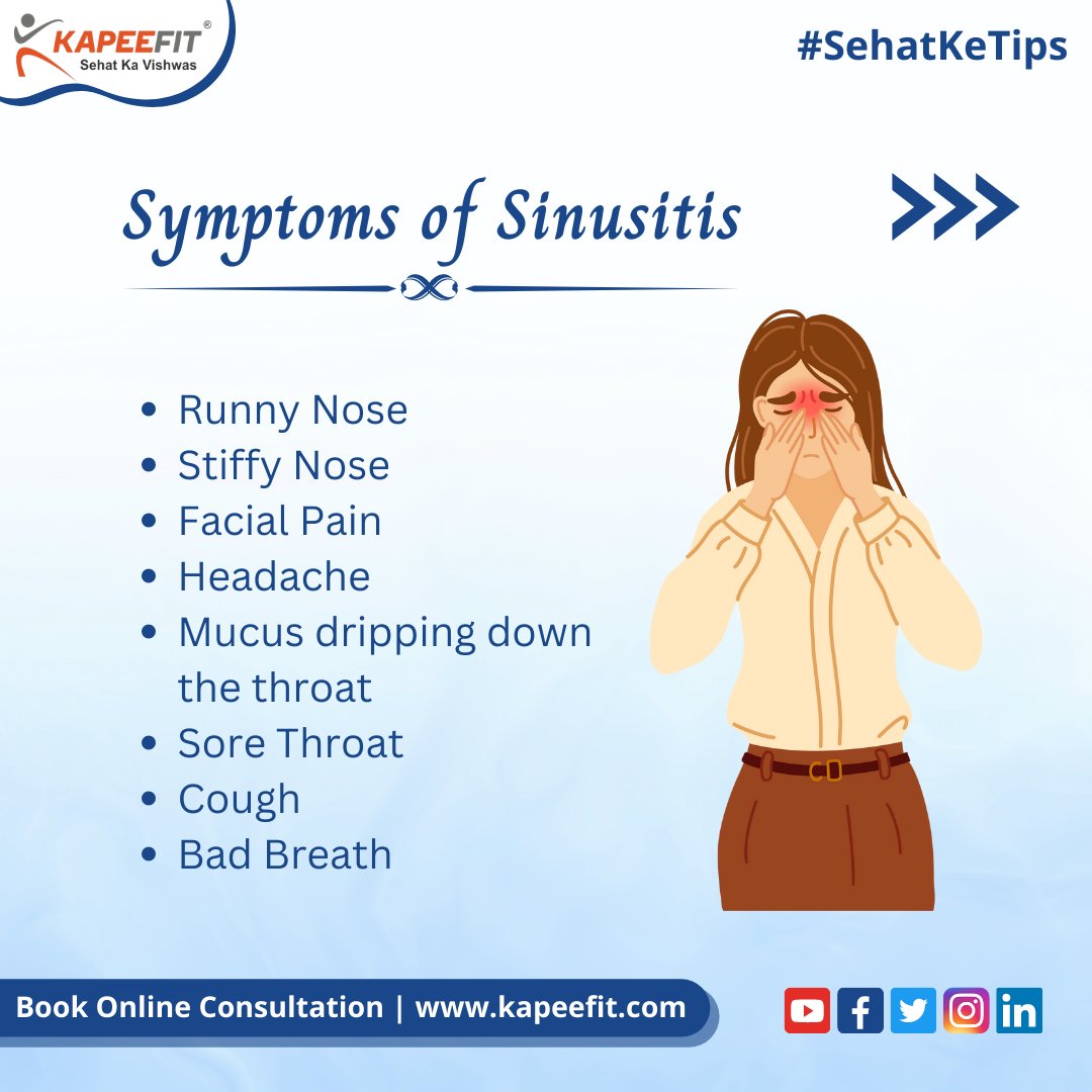 kapeefit's tweet photo. #Kapeefit #SehatKeTips #Ayurveda #Health
#HealthCare #sinusitis #sinusinfection #sinusitisrelief
#sinus #headache #pills #antibiotics #sniffles #sick
#meds #cold #mucus #headcold #sickness #coldmeds
#health #healthcare #infection https://t.co/RH7b3iM2re
