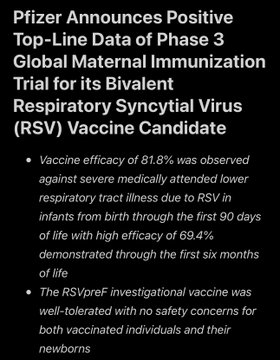 Pfizer Developing RSV Vaccine to Immunize Unborn Babies While in the Womb Fgeb0eVXoAQuUkW?format=jpg&name=360x360