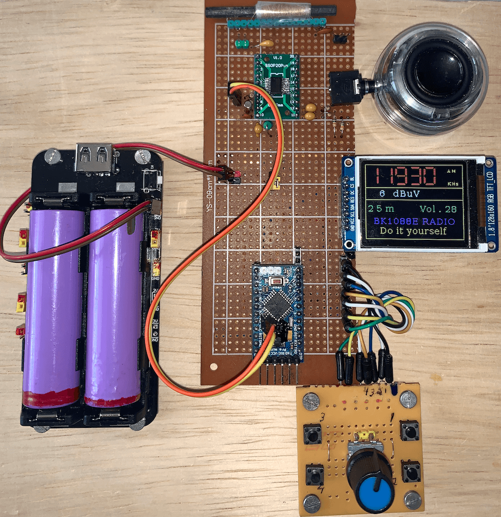 giammaiot2's tweet photo. BK108X Arduino Library by pu2clr via @GitHub
https://t.co/KgKaQ0u5J9
The BK1088E is a single-chip solution for receiving AM, FM, and shortwave radio. Control the BK1086 and BK1088 devices.
#SoftwareDefinedRadio #SDR #DSP
#Arduino #ArduinoProMini
#BK108X #BK1086 #BK1088 https://t.co/QyXmr00b1K