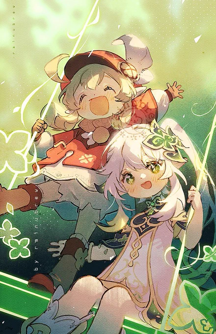  Nahida and Klee  #genshinimpact #原神 