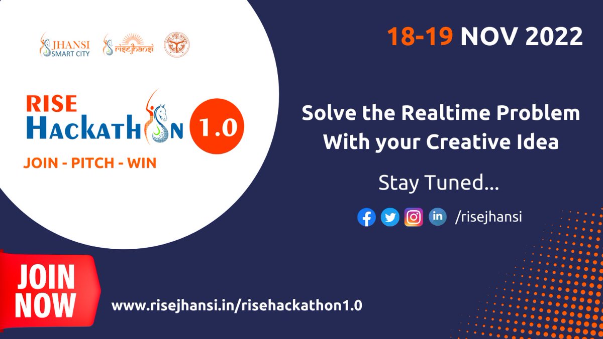 RiseJhansi's tweet photo. What are you waiting for? Apply for the #RISE #jhansi #Hackathon1.0 right away to start your road toward creating some entrepreneurial history.
To participate,visit https://t.co/ZpudE73QUa
#JhansiSmartCity #RiseJhansi #RiseIncubationCentre #IncubationMasters #Hackathon #Startup https://t.co/DDqVMEHn18