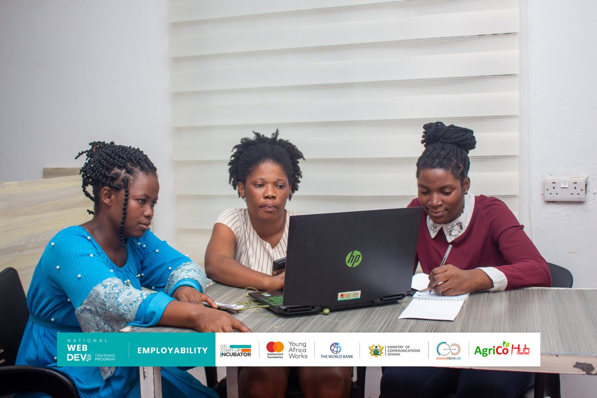 AgricoG's tweet image. NATIONAL WEB DEVELOPMENT PROGRAM - INTERNSHIP
The Monitoring and Evaluation team of Agrico Hub visited some Web Development interns at their work post to gain knowledge and access their process as part of the Monitoring and Evaluation session.
#ghanatechlab
#agricohubimpact