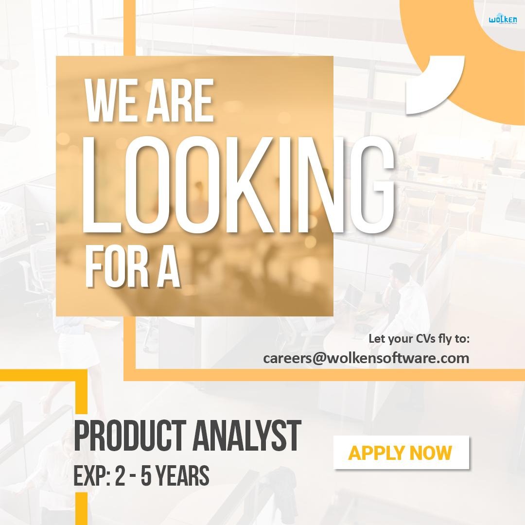 wolkensoftware's tweet photo. Are you a Product Analyst looking for a new opportunity?
We have the perfect one for you. Join our team today and elevate your career with us.
For more info, send your resume to careers@wolkensoftware.com.
#wolken #wolkensoftware #wolkenEdge #SaaS #productanalyst #hiring https://t.co/IzZBSQqTaf