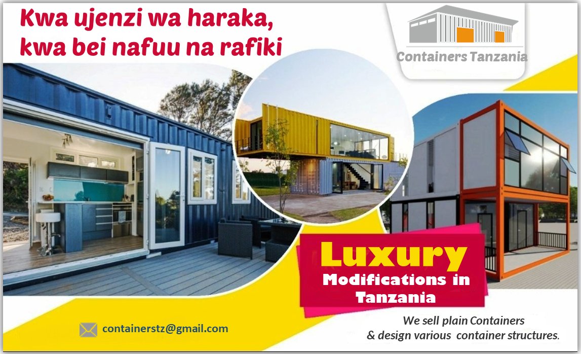Containers_TZ's tweet image. We sell plain Containers &amp;amp;  do Container Fabrication.

#ContainersTanzania #Makontena #serengeti #containermodification #containerfabrication #containerbar #containerpub #kilimanjaro #Safari #Travel #MariaSpaces #Arusha #ExpatsTanzania #Tanzanian #Davido #Sensa #Quavo #Slipway