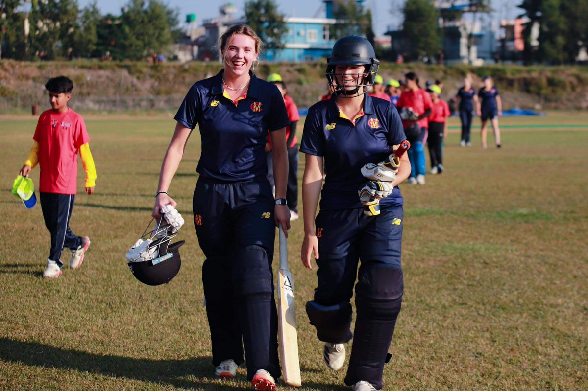 MCCOfficial's tweet photo. Thank you for having us, Pokhara 👋

Three matches across the last four days (a win for MCC, two for CAN XI) has concluded an unforgettable tour of Nepal.

📸 @CricketNep 

#MCCTour https://t.co/nfjYZCE0Ip