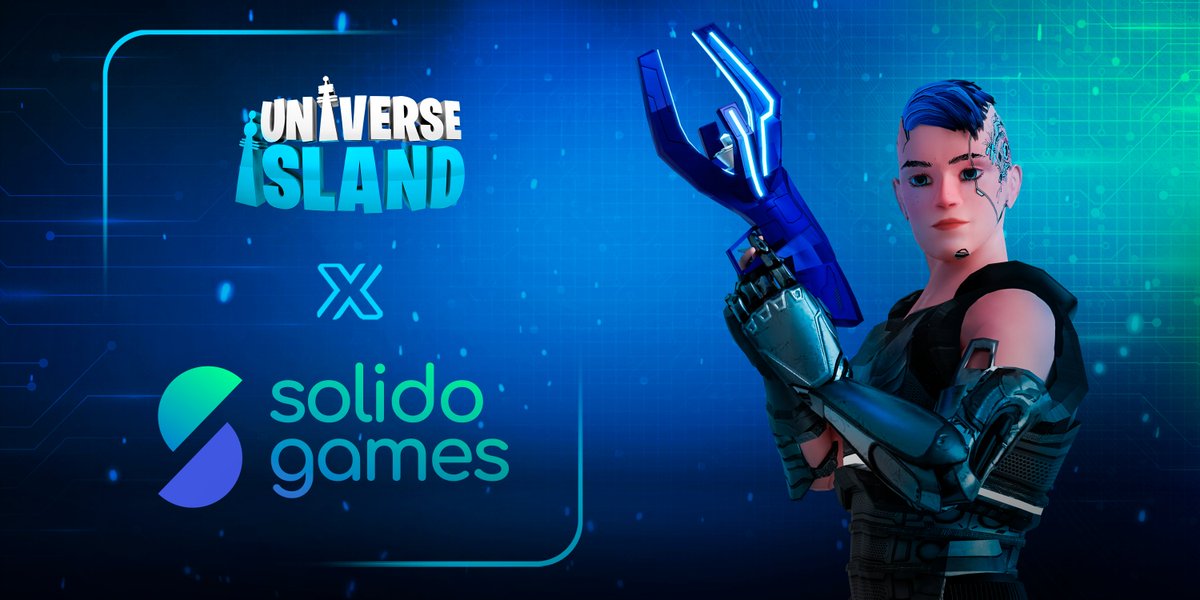 _UNIVERSEISLAND's tweet photo. 🤝We are proud to announce new partnership with @solidogames !

💡Solid Games is a decentralized game aggregator build by gamers for gamers!

Lets steam the metaverse together! https://t.co/AhIy68z4pI