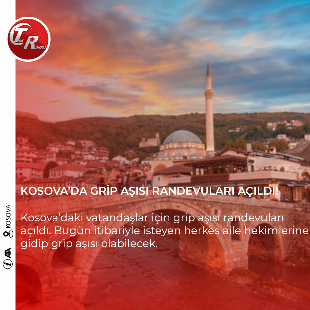 tekrumelitv1's tweet photo. KOSOVA’DA GRİP AŞISI RANDEVULARI AÇILDI!

HEPSİ VE DAHA FAZLASI BU AKŞAM 18.30'DA TEK RUMELİ TELEVİZYONU'NDA. https://t.co/KJYwD65NVZ