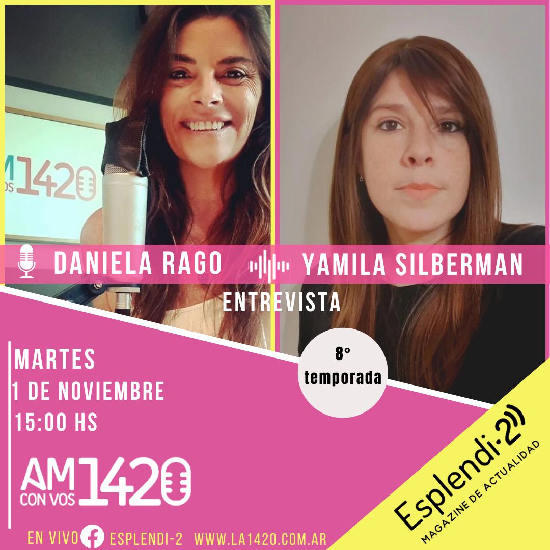 esplendi_2's tweet photo. 🎉 Tendremos entrevista con #yamilasilberman La tiktokera de la colectividad judía, que llega con MONOLOGOS DE LA PELUCA.
Producción de Invitados: @agwprensa 

🕒 15:00 hs con la conducción de @DanielaRago4  por AM 1420 Radio Con Vos.

#radio #argentina #magazine https://t.co/DBzkL1Gy1K