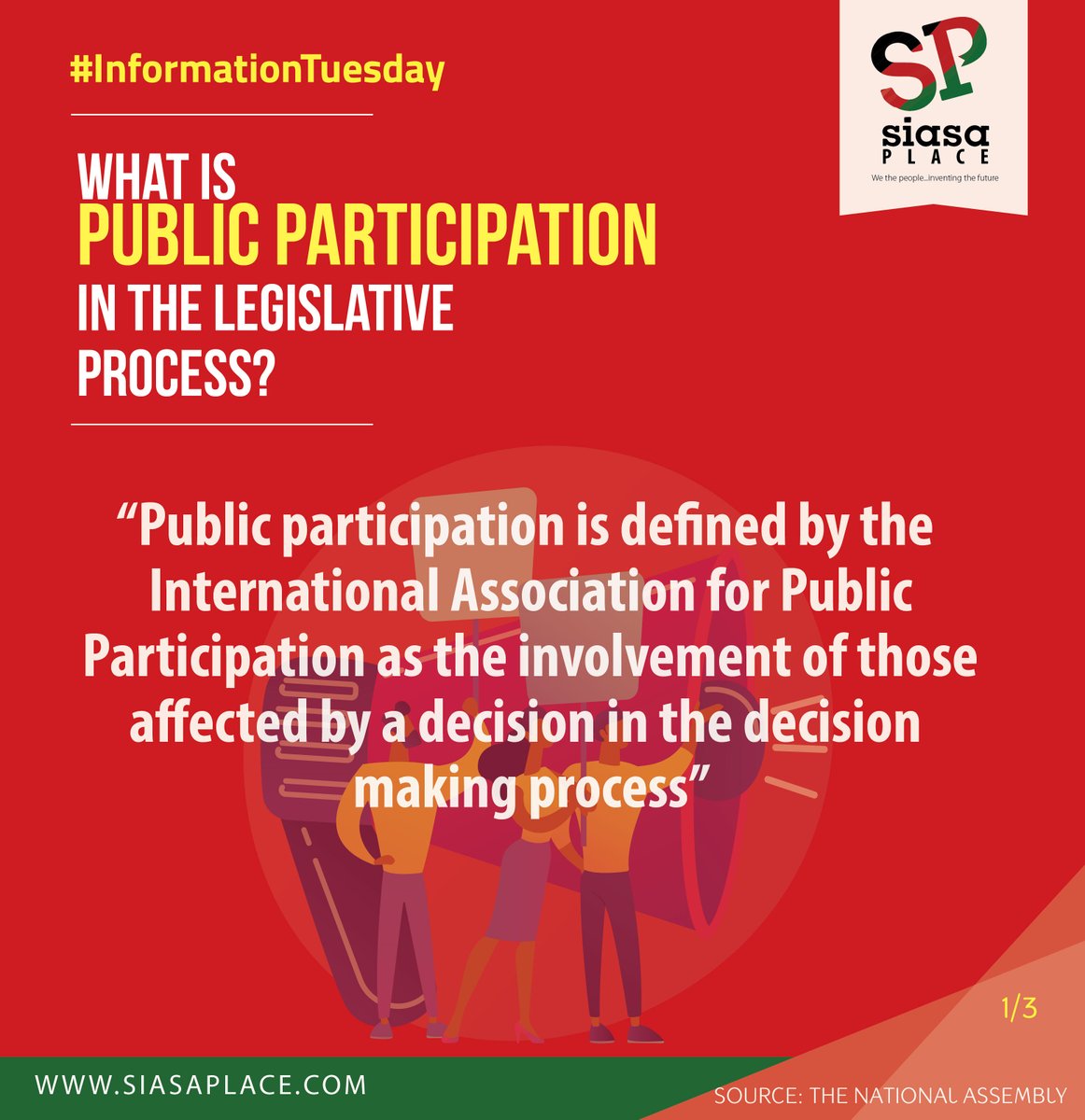 siasaplace's tweet photo. Public participation is a constitutional requirement and is a function of the county Government. Here is more on public participation. #InfoTuesday https://t.co/jP3ZkbVkC7