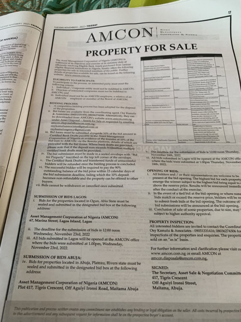 Woye on Twitter "If you are into properties buy THISDAYLIVE today to