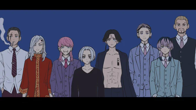 ちまちま作っていた東リベ手描き動画が完成しました…初心者の荒削り感満載だけど見てもらえたら嬉しいです!イザナと鶴蝶いっぱい描きました!つべニコ動東卍FA 
