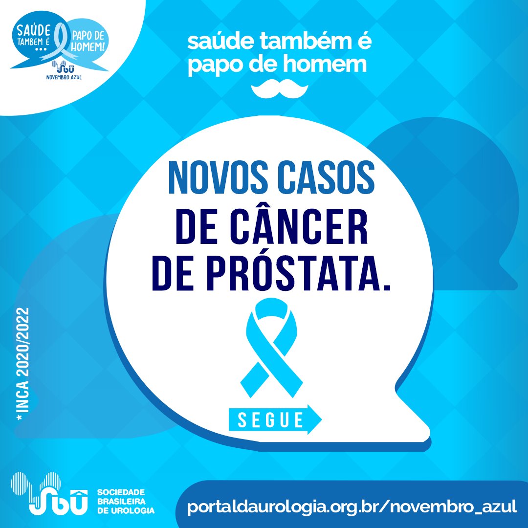 sbuoficial's tweet photo. 💙 Hoje começa a campanha “Saúde também é papo de homem”, na qual a Sociedade Brasileira de Urologia quer estimular os homens neste Novembro Azul a cuidarem mais da sua saúde.

🧶+ https://t.co/hjcN4DRY2Z