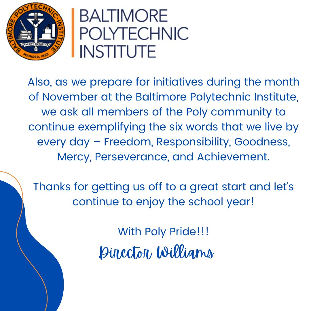 New month, new Director's Message! Please read on for our November edition of "From the Director's Desk"!
