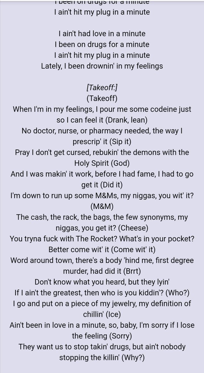 DavidZelen2's tweet photo. These Takeoff bars from Antisocial hits different now https://t.co/8NjyNeYXTi