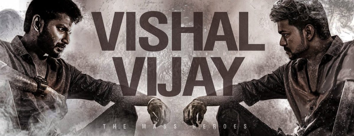 Gopinathreddyde's tweet photo. #vishal anna 🥰😍🤩 
#Vijay garu
#v2 
#vishal  vs #Vijay 
#varasu #laththi #laatti #markantony 
#Thalapathy67 
@VishalKOfficial @actorvijay https://t.co/7ikEgu76AC