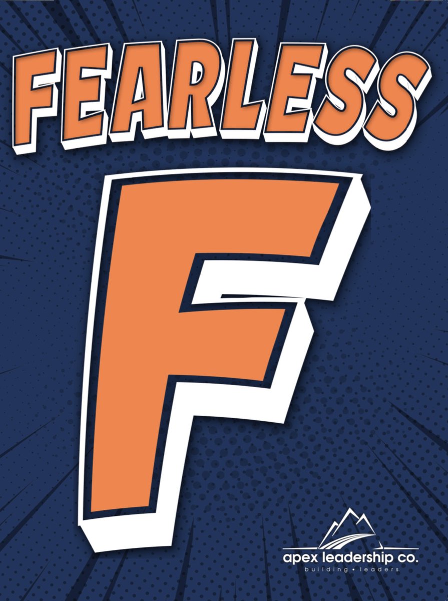 northchathampta's tweet photo. The leadership &amp; character portion of the Apex program started today. Our first habit is FEARLESS. That means we’re willing to push ourselves outside of our comfort zone, to take the first step into the unknown, even if we fail!
#ApexLeadershipCo #ApexXFACTOR #BuildingLeader https://t.co/LUPfJ1Wkgr