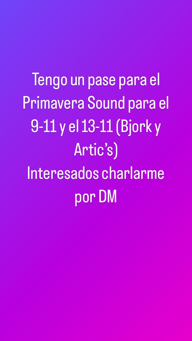 #Bjork #PrimaveraSound