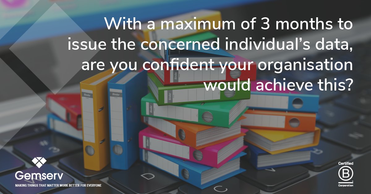 If your organisation fails to comply with a Subject Access Request (SAR) then you could face a fine of up to £17.5 million, or 4% of annual turnover, depending on which is higher. bit.ly/3U1BZso