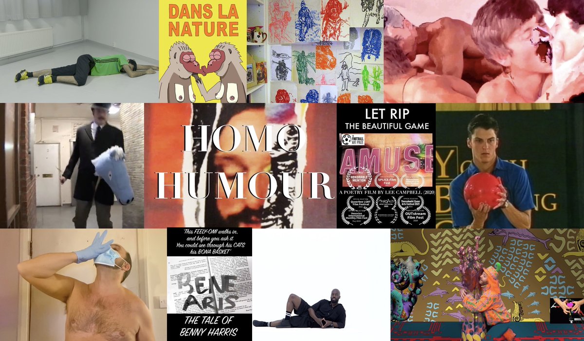 leejjcampbell's tweet photo. My curatorial film project 'Homo Humour' kindly chaired by @anam_horvat @NorthumbriaUni 5-7pm Monday 14th Nov with films by @jmckenzie_art @marcelbarelli @sarezale Email a.horvat@northumbria.ac.uk for details
movingimage #queerhumour #queerfilm #queerfilmmaker #queercinema https://t.co/ikru0ssW82