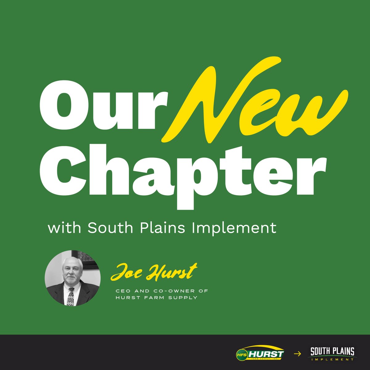 HurstFarmSupply's tweet photo. Since 1955, #HFS has provided farmers across West Texas with the highest quality John Deere equipment and customer service. We enter this next chapter with confidence under the ownership of our friends at South Plains Implement. 💚 https://t.co/3AKdEw8Aec