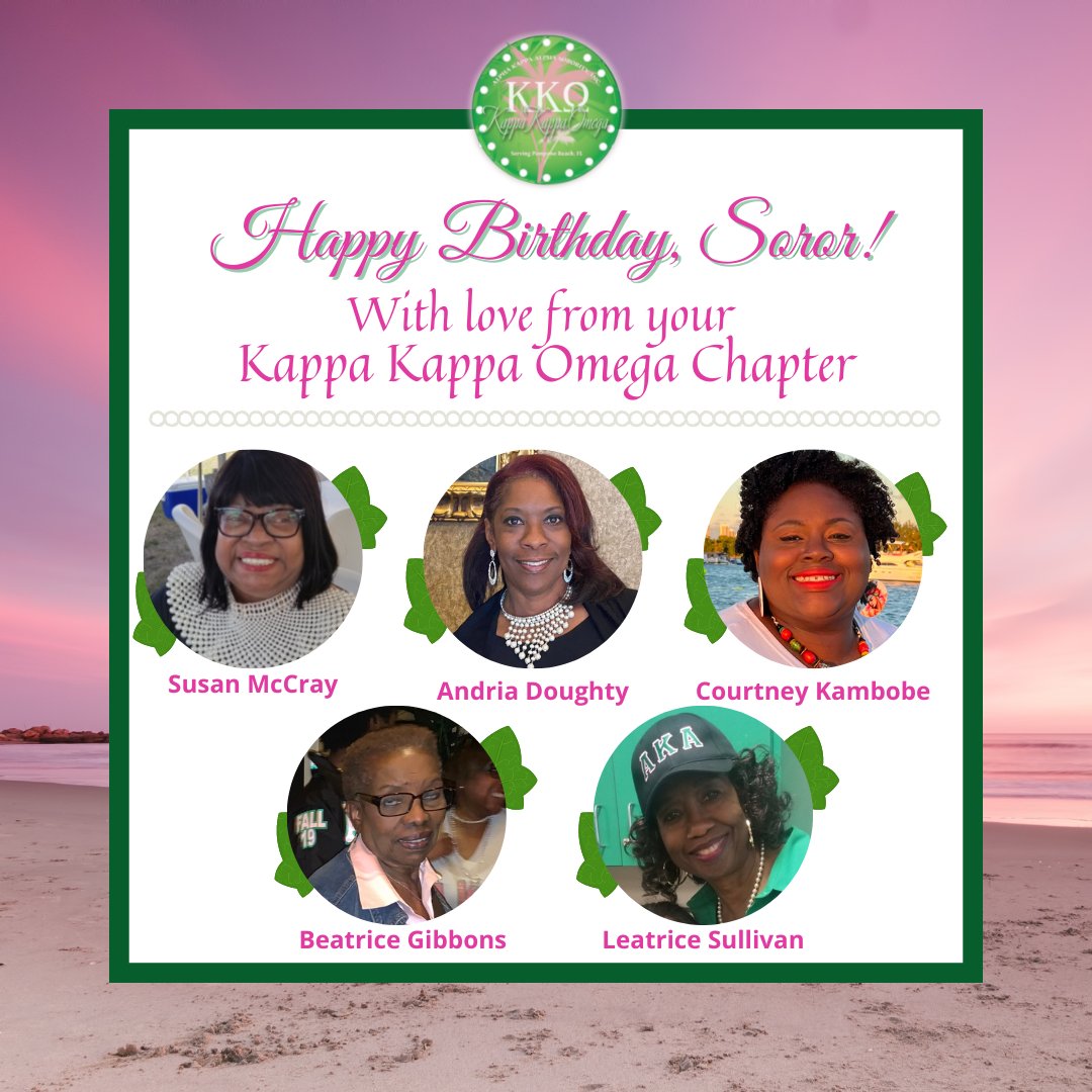 kko1974's tweet photo. Happy Birthday to KKO’s November Sorors!
#AKA1908 #KappaKappaOmega #NovemberBirthdays
#CelebrateEverydayLikeYourBirthday 💕💚 https://t.co/mz0bEQLjqy