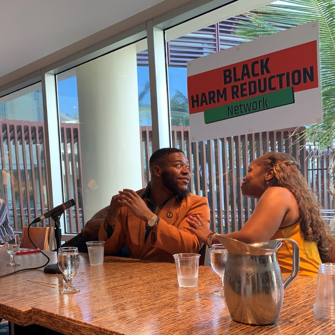 MelanieBatesLLC's tweet photo. MBC was honored to support @lac_news during its Black Harm Reduction Network Institute at the @CaribeHilton in San Juan during @HarmReduction #HARMRED22. LAC led a vibrant discussion regarding what it means to achieve true Black liberation. 
.
Details: https://t.co/717JKB7hgv https://t.co/DfMiaY9c1G