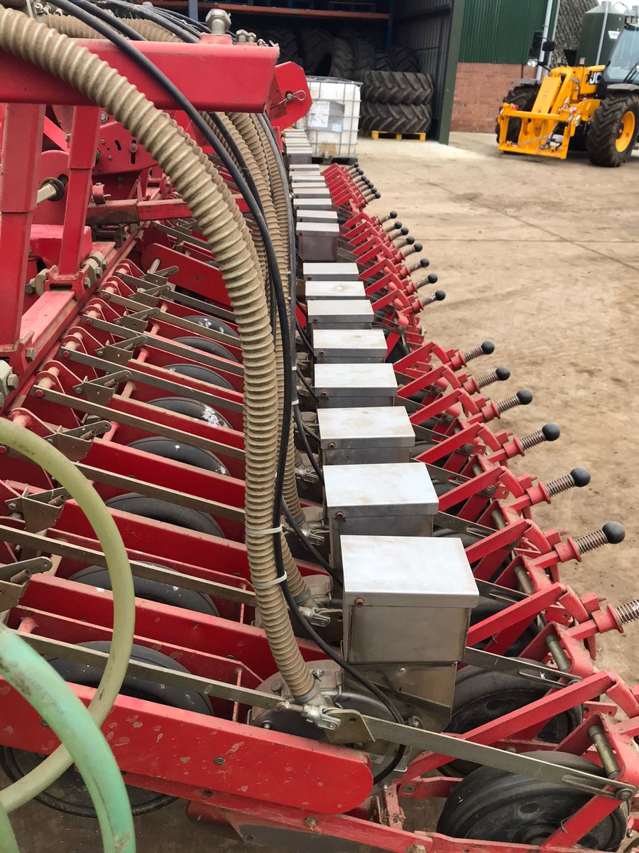 For sale. Bedfordshire based. 2005 KV Accord three bed onion drill. 24 row non folding. Low loader trailer possibly available also if any interest. Natural seed discs. DM for more detail and price.