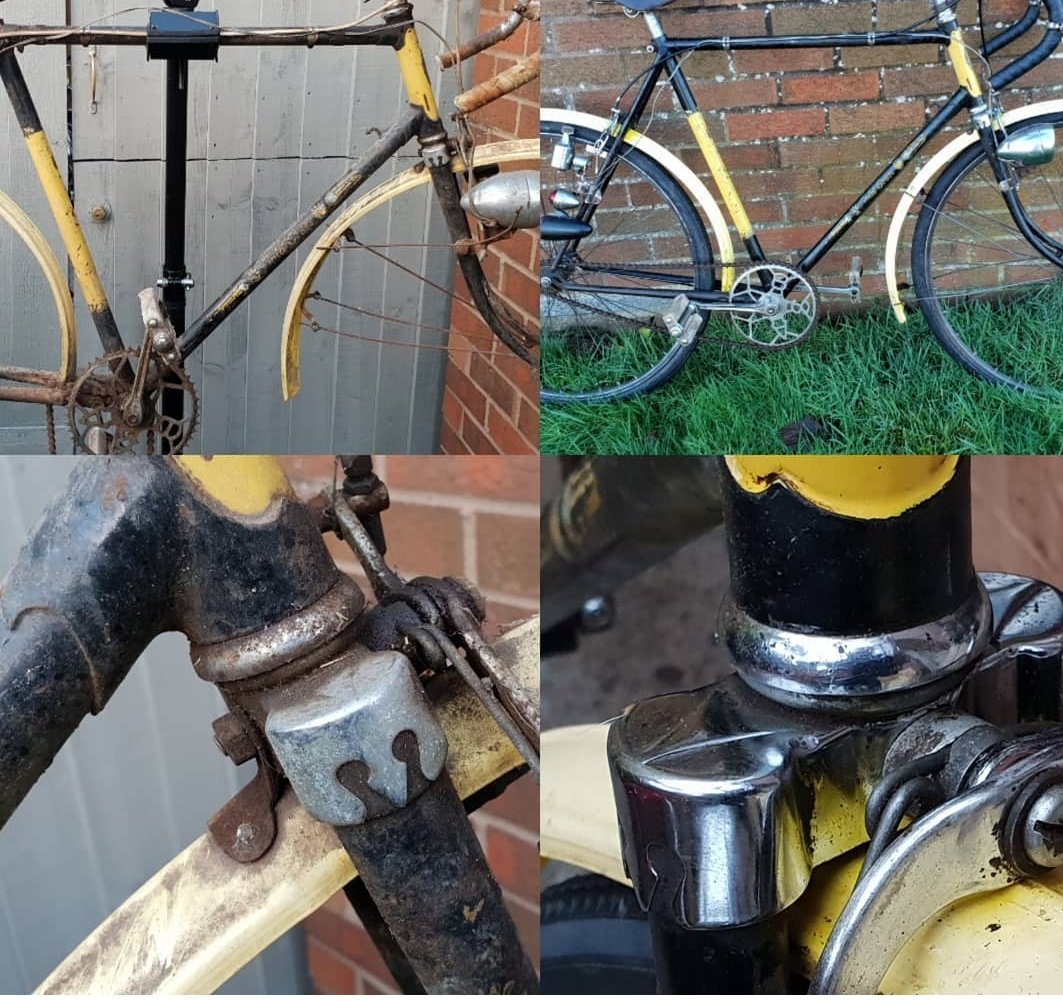 1961 bsa this is just one of the bikes that i have restored.
But this bike belongs to my dad it had been in a shed hanging up at my old nans house for 45years its now being well look after #bsa #restored #restoration #cycling #backonroad #upcycling #cycl #bicycle