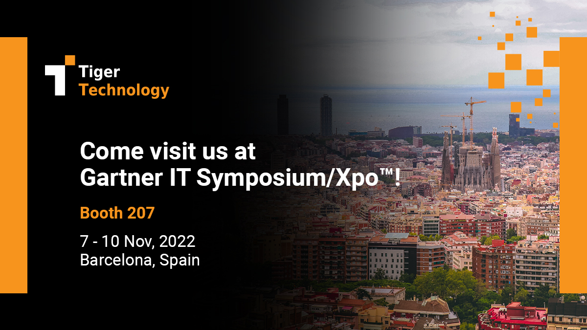 TigerTechTweets's tweet image. 7 days to go until Gartner IT Symposium/Xpo™ 2022 Barcelona! Visit us at booth 207 to learn how Tiger Technology data management solutions enable on-prem-first hybrid cloud workflows that help organizations grow &amp;amp; transform.

#GartnerSYM #OnPremFirst #HybridCloud #DataManagement