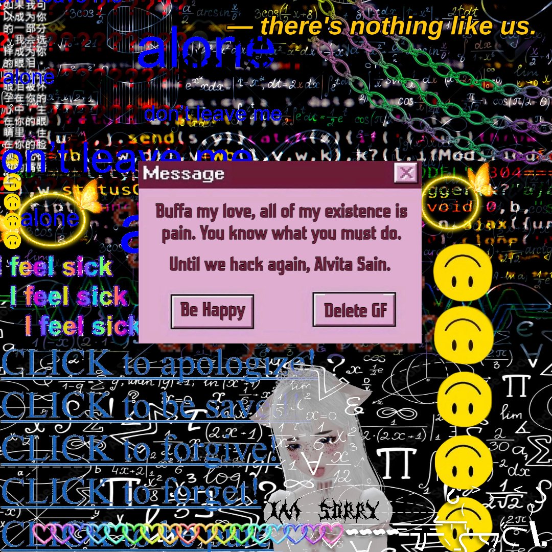 What was I wrong to fall in love with the super intelligent being that coalesced from the unindexed files on the deep web?
Yes, yes that was wrong. 
#caimeo #lostlove #brokenheart