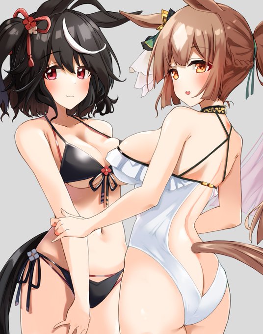 キタサンブラック&サトノダイヤモンド(Skeb) 