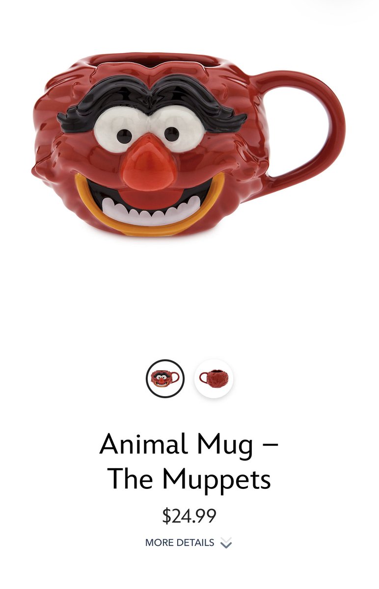 LilDisFan's tweet photo. This Animal mug is so great!!!  Showed up on @shopDisney this morning and of course, has been ordered.  #muppetlife https://t.co/mNVDDWpSOc