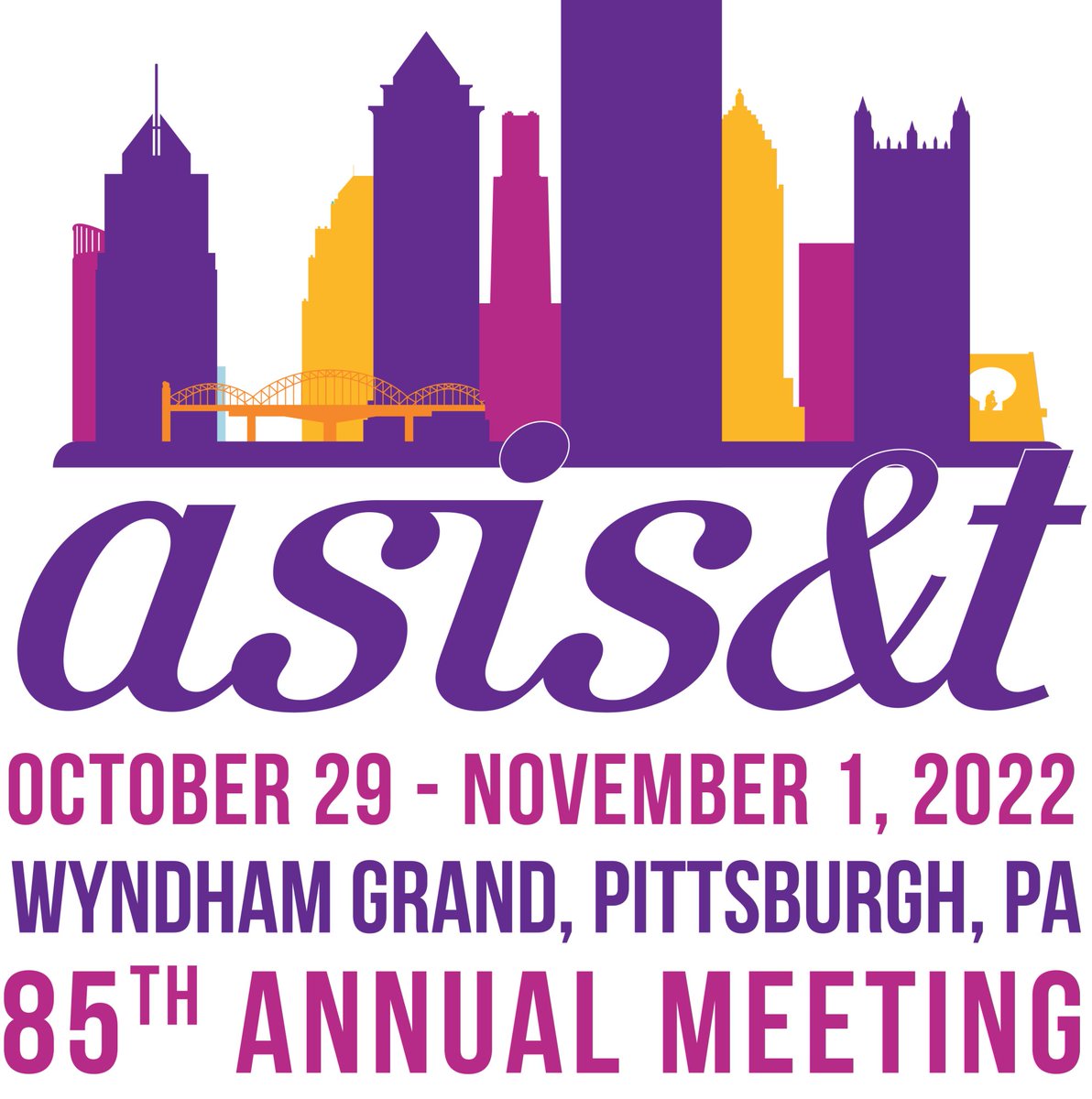 asist_org's tweet photo. Thank you so much to everyone who attended our 85th Annual Meeting: Crisis, Transition, Resilience: Re-Imagining an Information-Resilient Society!!! We had so much fun learning from you all and engaging with all of your work and wonderful ideas! See everyone in London! #ASIST22 https://t.co/xxdyMQ8V1p