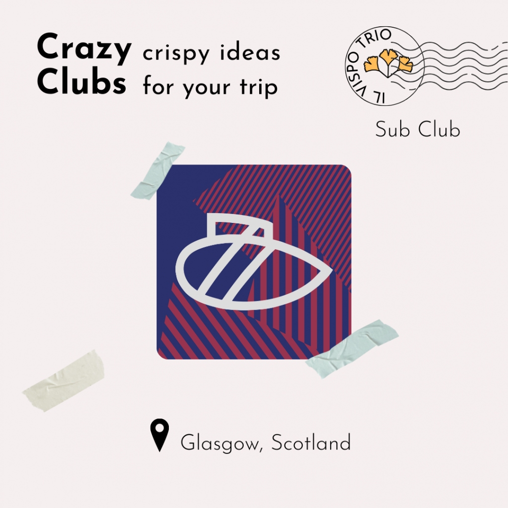 ILVISPOTRIO's tweet photo. 🇮🇹 Parliamo di viaggi e mete insolite! Musica non è solo suono. 🇬🇧 Let’s talk about travels and unusual destinations! Music is more than just sound.

Sub Club Glasgow, Scozia
DANCE DANCE DANCE NO STOP.
Aperto dal 1987, il più longevo del mondo.
Ha ospitato live… https://t.co/0jcFj1X8Nr